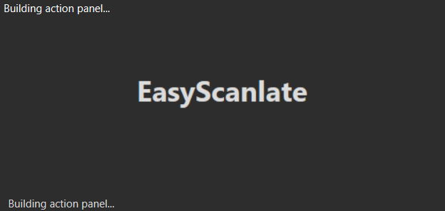 EasyScanlate Splash Screen